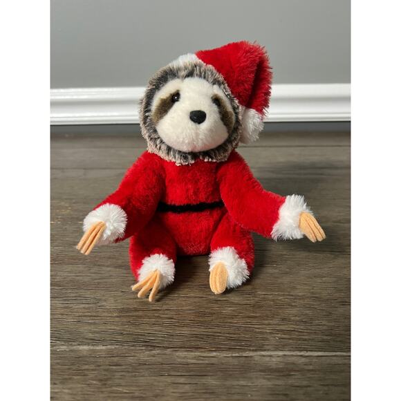 Douglas Cuddlekins‎ Santa Sloth Plush - Picture 1 of 5